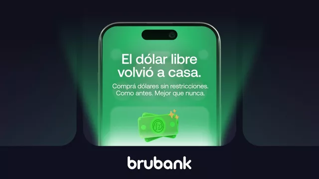 Abierto todos los días: Brubank el único banco que permite comprar y vender dólar oficial los fines de semana y feriados