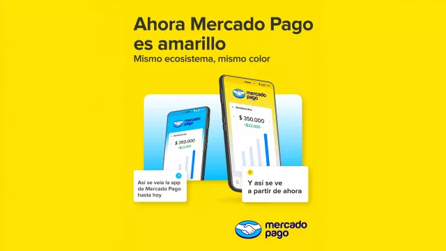 ¡Mirá quién se pasó al amarillo! Mercado Pago cambia de colores para asemejarse a su “papá” (pero el logo sigue igual)