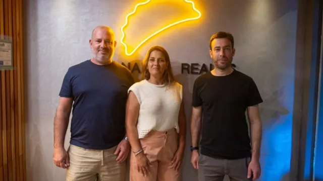 Franco Castiñeiras, Eugenia Campisi y Javier Castiñeiras, fundadores de La Reina.