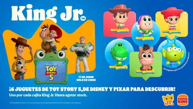 ¡Al infinito y más allá! Toy Story 5 llega a los juguetes de Burger King