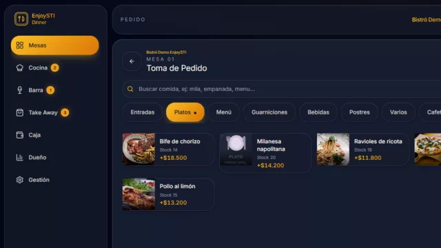 EnjoySTIDinner: la plataforma cordobesa que busca convertirse en el "sistema operativo" de los restaurantes
